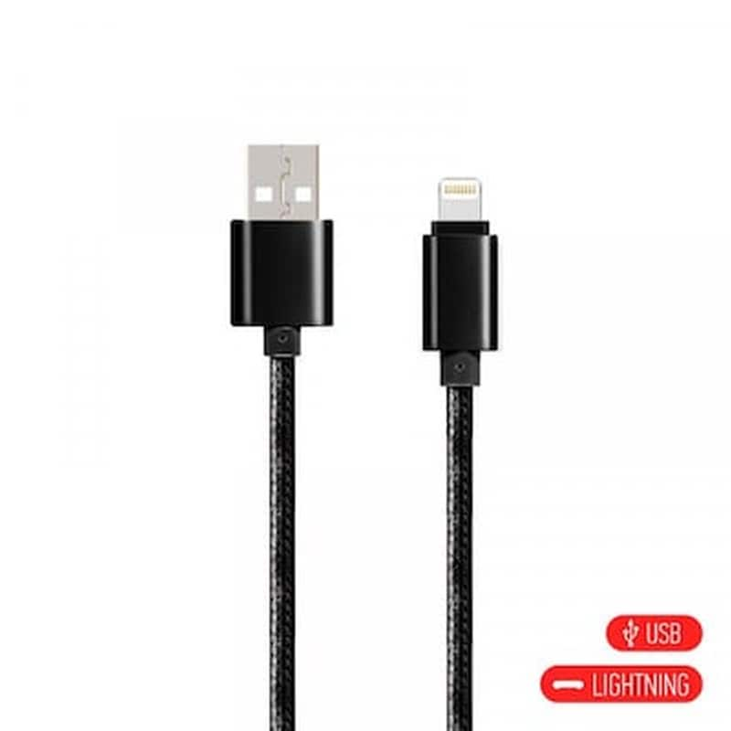 CELLY Καλώδιο δεδομένων Oem Usb to Lightning 1m - Black