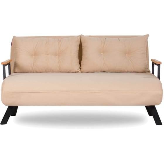 Διθέσιος Καναπές 24Mall Comfort 133x78 cm - Μπεζ image 0