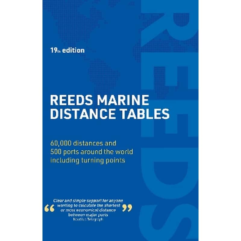 Reeds Marine Distance Tables 19th edition