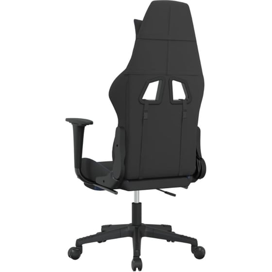 Καρέκλα Gaming VIDAXL 3143749 με Υποπόδιο - Μαύρο image 3
