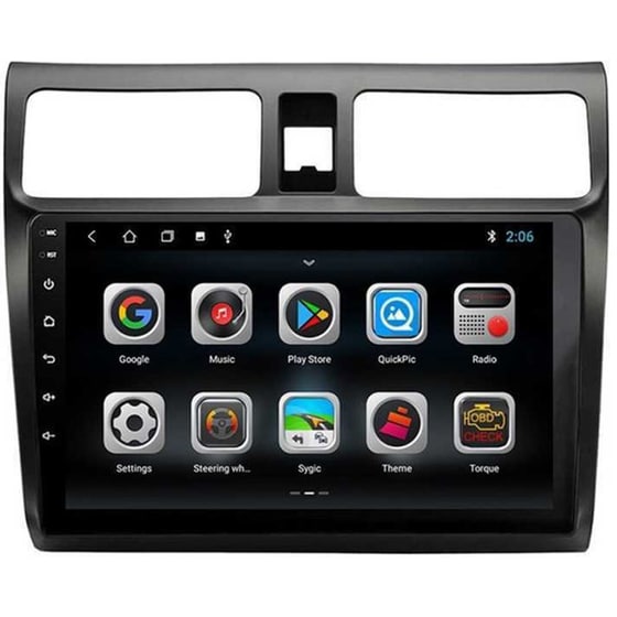 OEM Ηχοσύστημα Αυτοκινήτου Suzuki Swift (2005-2011) Οθόνη αφής 10" 16GB+2GB Μαύρο image 0