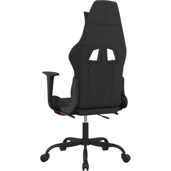 Καρέκλα Gaming VIDAXL 3143731 με Υποπόδιο - Μαύρο image 3