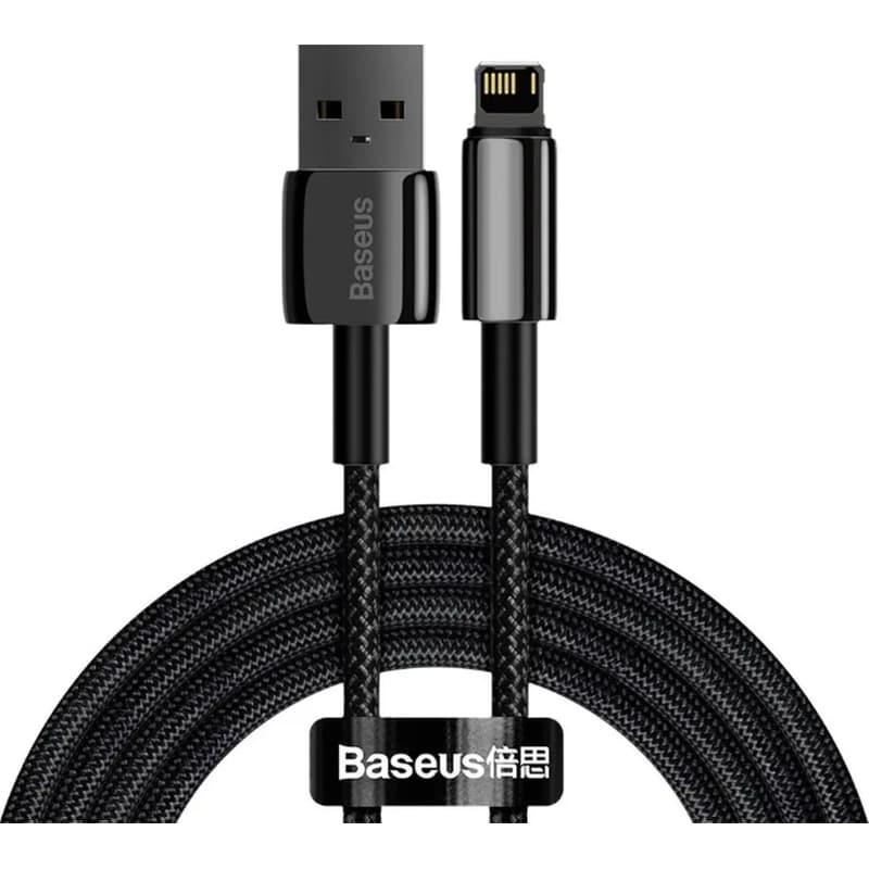 Καλώδιο Baseus Tungsten Braided USB to Lightning 2m - Μαύρο