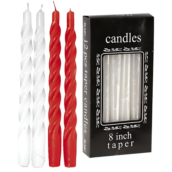 Κερί Κηροπηγίου Σπιράλ Υ:19 cm Φ15 mm Homie 5731 37-11 image 0