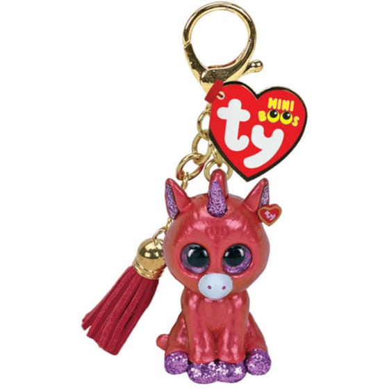 Λούτρινο TY Κλιπ Mini Boos Sunset Μονόκερος Ροζ/Μωβ (7cm) image 0
