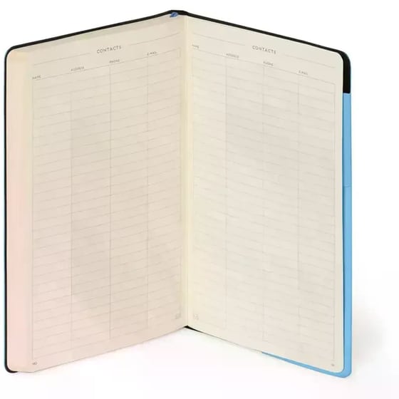 Σημειωματάριο Legami Ριγέ Medium Retro Blue image 5