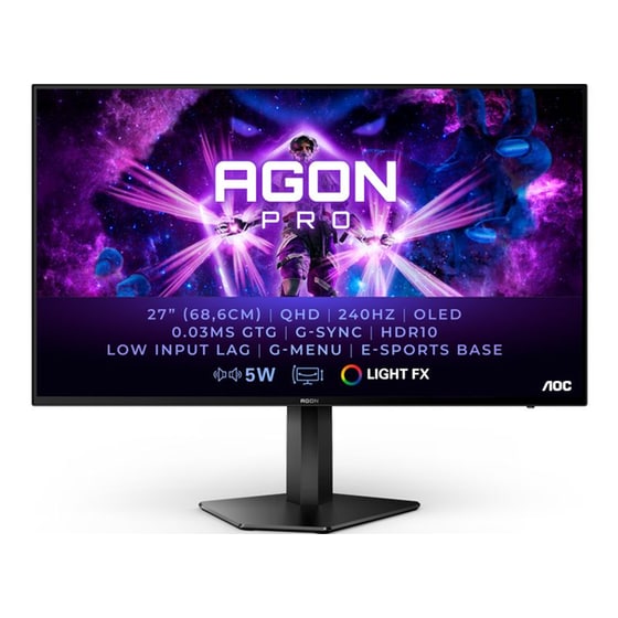 AOC Agon Pro AG276QZD2 26.5" OLED Flat 240 Hz 0.03 ms image 0