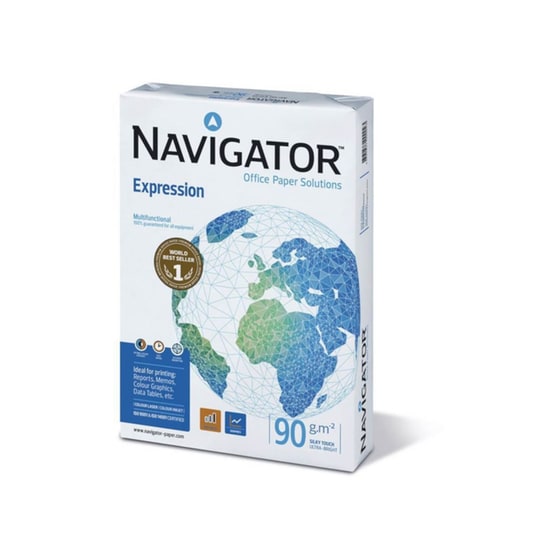 Χαρτί εκτύπωσης A4 - Navigator Expression - 90gr - 500 φύλλα image 0