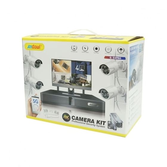 Σετ Καταγραφης Με 4 Καμερες Cctv Camera Kit Andowl An-q-s4pro image 0