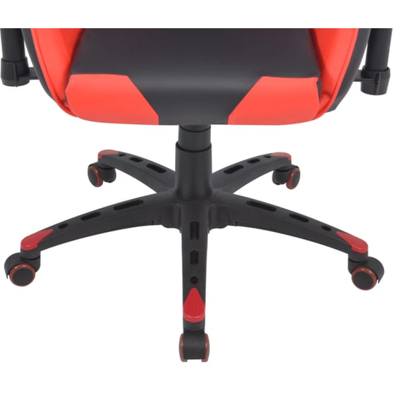Καρέκλα Gaming VidaXL Racing από Τεχνητό Δέρμα - Μαύρη/Κόκκινη image 4