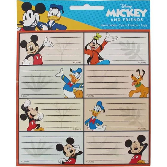 Ετικέτες Gim Max Mickey (2 Τεμάχια) image 0
