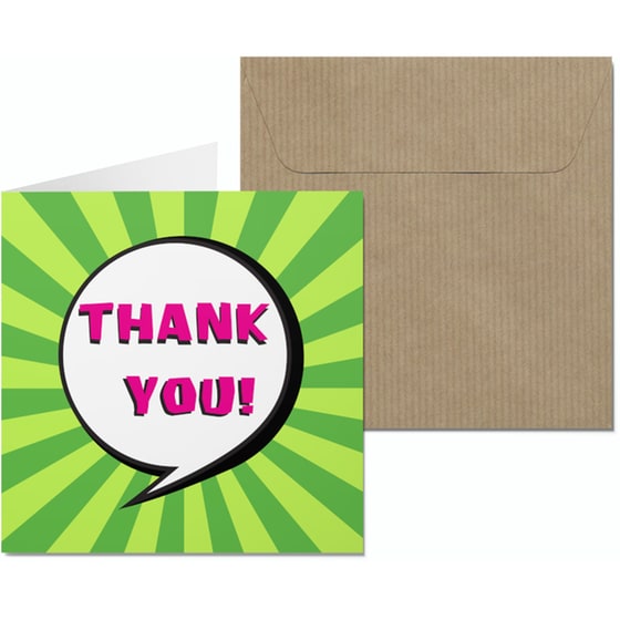 Ευχετήρια Κάρτα Coolbee Thank You Bubble image 0