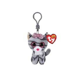 Λούτρινο TY Κλιπ Beanie Boos Kiki Γάτα Γκρι (8.5cm)