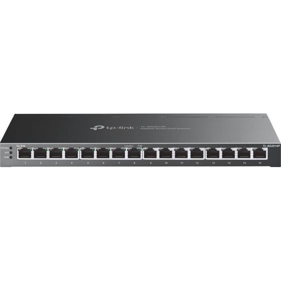 TP-LINK TL-SG2016P JetStream Smart Switch Gigabit Ethernet (10/100/1000 Mbps) 16-Port PoE+ image 0