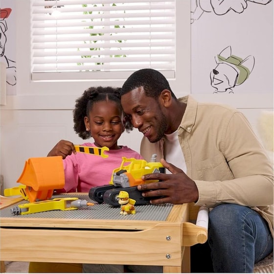 Spin Master Paw Patrol: Μεγάλο Όχημα Κατασκευών του Rubble (6073297) image 6