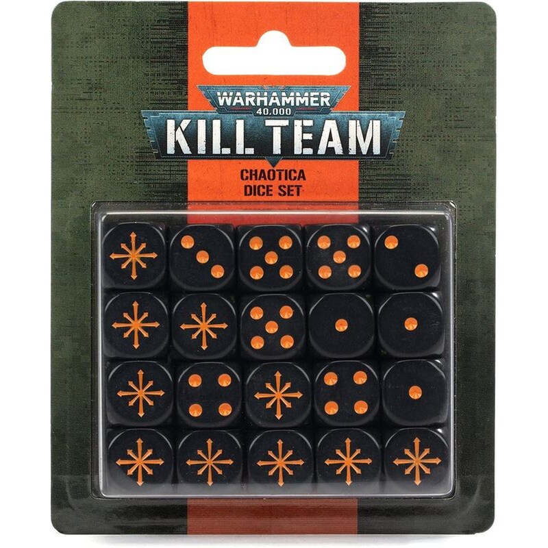 GAMES WORKSHOP Kill Team: Chaotica Dice Set Warhammer 40k GAMES WORKSHOP