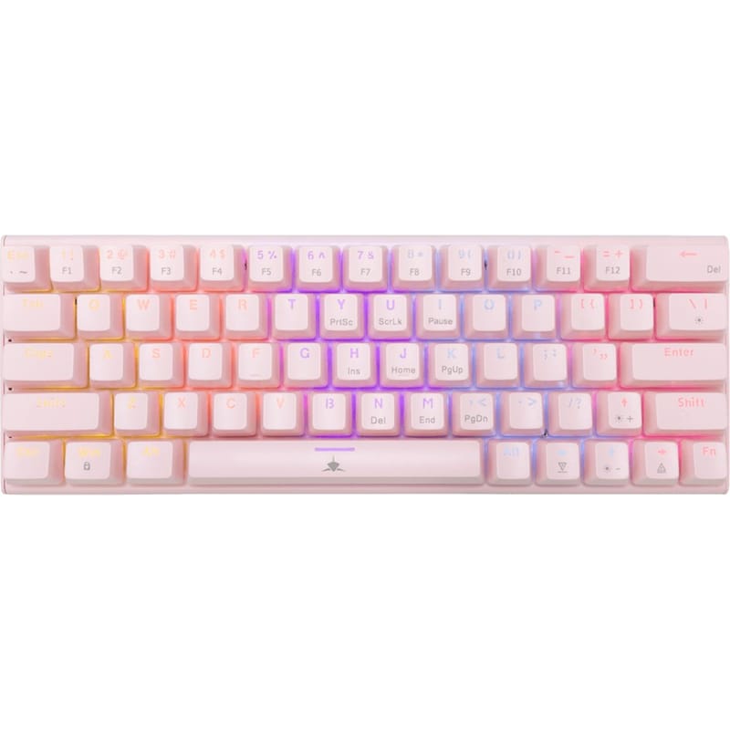 White Shark Wakizashi -2 Ενσύρματο Gaming Πληκτρολόγιο με Blue διακόπτες - Ροζ (US)