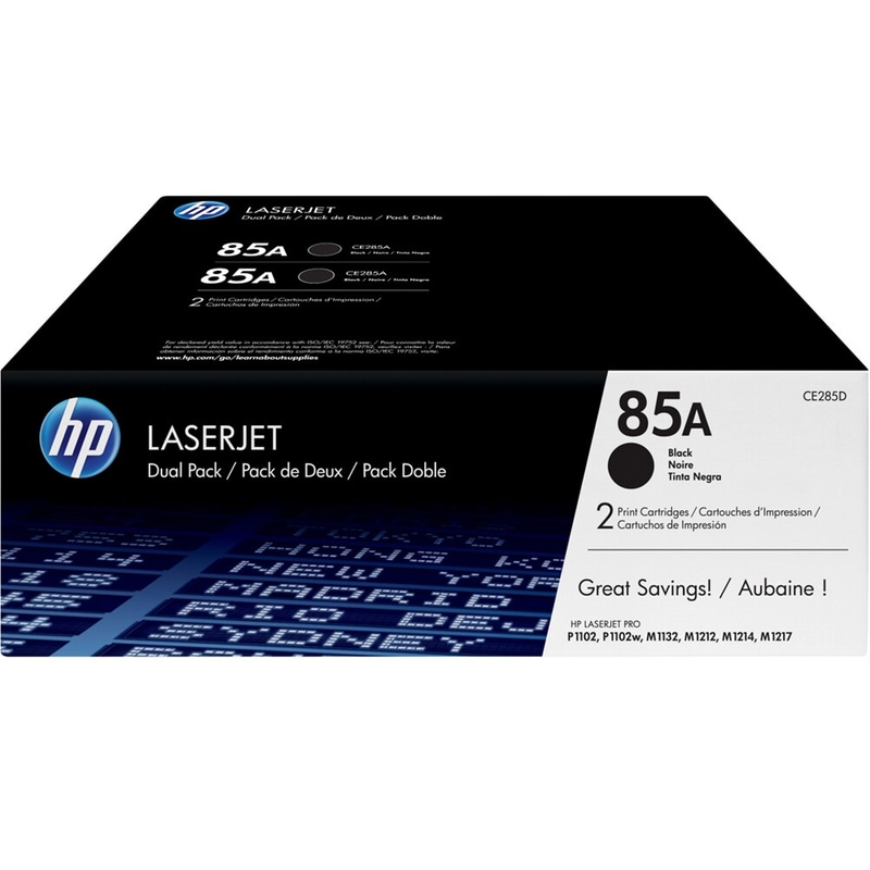 HP Toner HP 85A CE285AD Dual Pack - Black