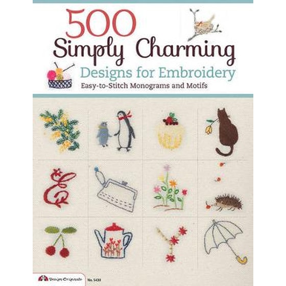 500 Simply Charming Designs for Embroidery image 0