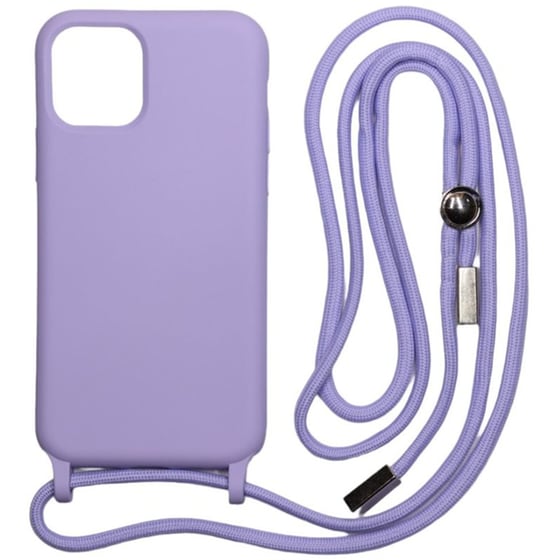 Θήκη Apple iPhone 11 - Technovo με Λουράκι - Λιλά image 0