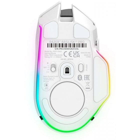 Razer Basilisk V3 Pro RGB Gaming Ασύρματο Ποντίκι - Λευκό image 3