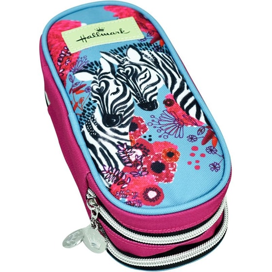 Κασετίνα Οβάλ Hallmark Love Zebra image 0