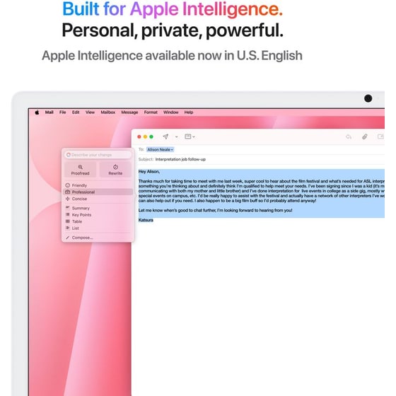Apple iMac 24'' 4.5K Retina Display (Apple M4 10C/16GB/256GB SSD/10C GPU) - Pink image 4