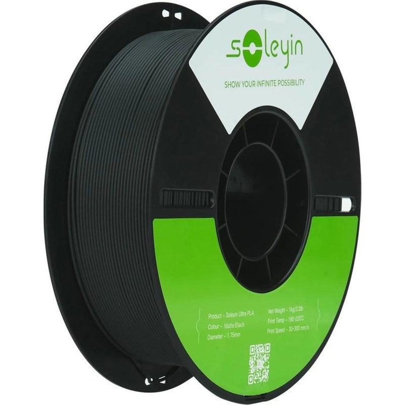 Νήμα 3D Εκτυπωτή Creality Soleyin 1kg 1.75mm - Μαύρο