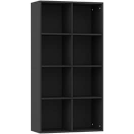 Βιβλιοθήκη VidaXL από Μοριοσανίδα 66x30x130 cm - Μαύρο