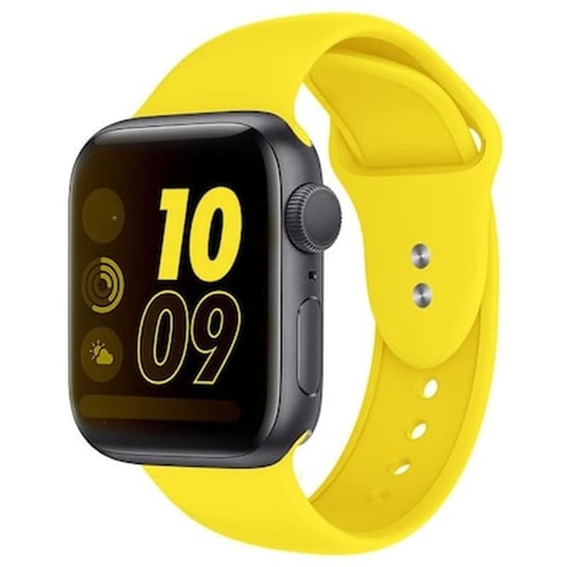 CRONG Λουράκι Crong Liquid Premium για Apple Watch 41/40/38mm - Yellow
