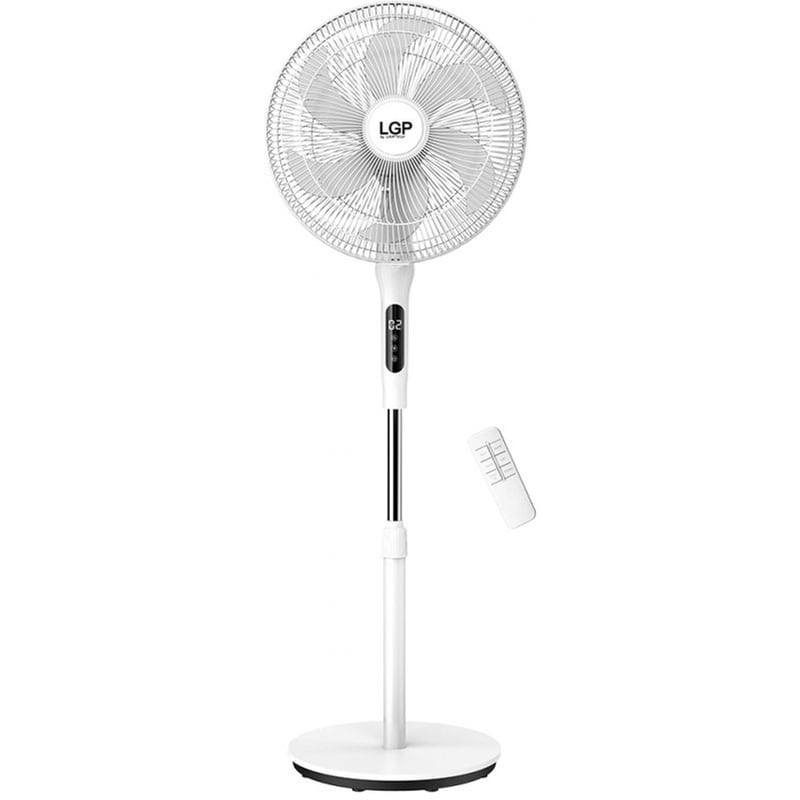 LAMTECH LAMTECH Ανεμιστήρας Ορθοστάτης Με Τηλεχειριστήριο Λευκός