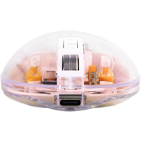 Nod Cyber Rechargeable Ασύρματο Ποντίκι Pink image 3