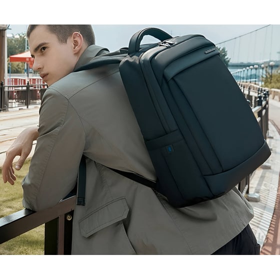 Τσάντα Laptop Arctic Hunter B00478 15.6" Αδιάβροχη - Μαύρο image 3