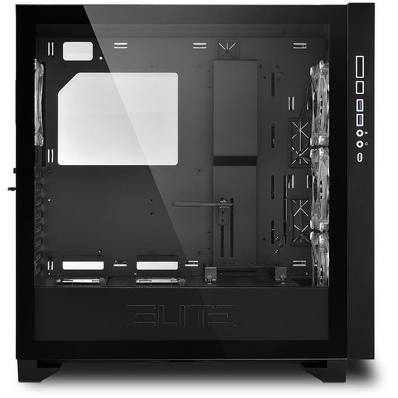 Κουτί Desktop Sharkoon Elite Shark CA300T Midi Tower - Λευκό image 3