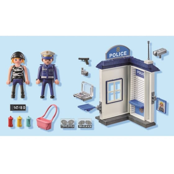 PLAYMOBIL® Starter Pack Δωμάτιο Εξακρίβωσης Στοιχείων Συλληφθέντων (71733) image 1