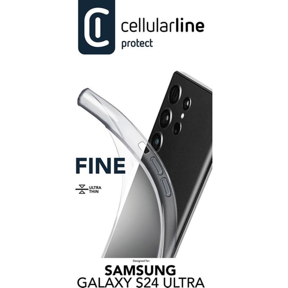 Θήκη Samsung Galaxy S24 Ultra - Cellular Line Fine - Transparent image 2