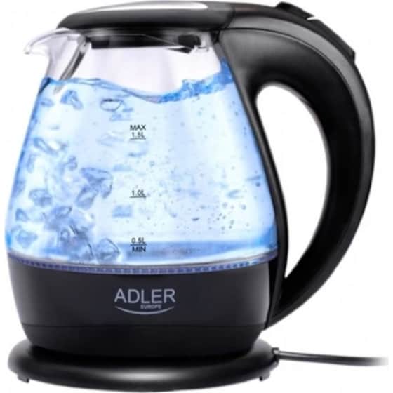 ADLER AD 1224 2000 W 1.5 L Μαύρο Βραστήρας image 0