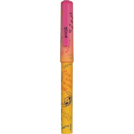 Στυλό Gel με Καπάκι Disney Stitch 0.7mm Μαύρο - Τυχαία Επιλογή Σχεδίου image 2