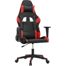 Καρέκλα Gaming VIDAXL 345512 από Τεχνητό Δέρμα - Μαύρο