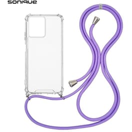 Θήκη Xiaomi Redmi 13C 4G - Sonique Armor Clear Με Κορδόνι - Λιλά