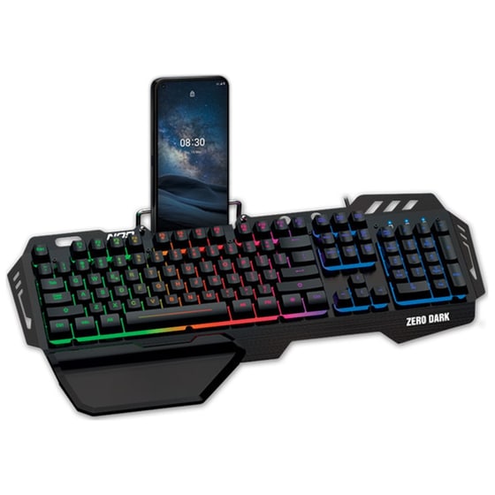 NOD Zero Dark Gaming Ενσύρματο Πληκτρολόγιο με διακόπτες και RGB φωτισμό (US) image 1