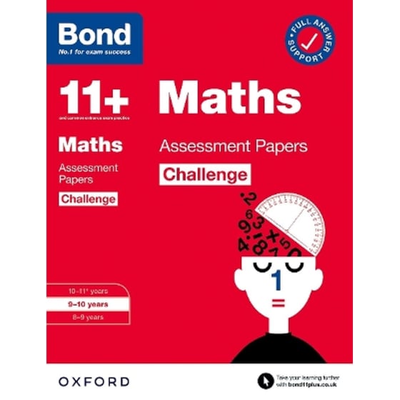 Bond 11+: Bond 11+ Maths Challenge Assessment Papers 9-10 years image 0