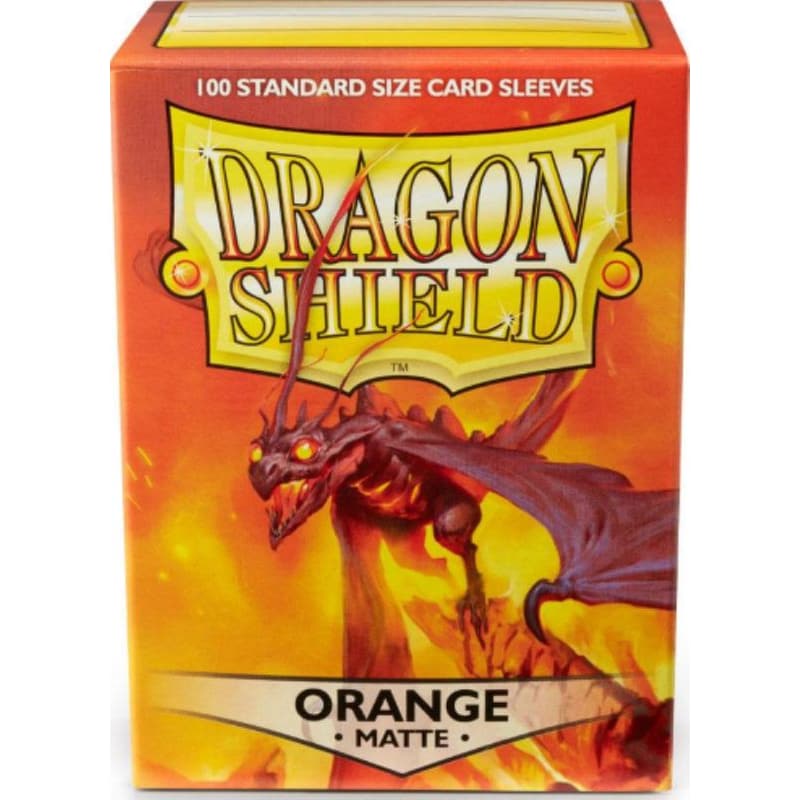 ARCANE TINMEN Dragon Shield Standard Card Sleeves Matte Orange 100 Τμχ