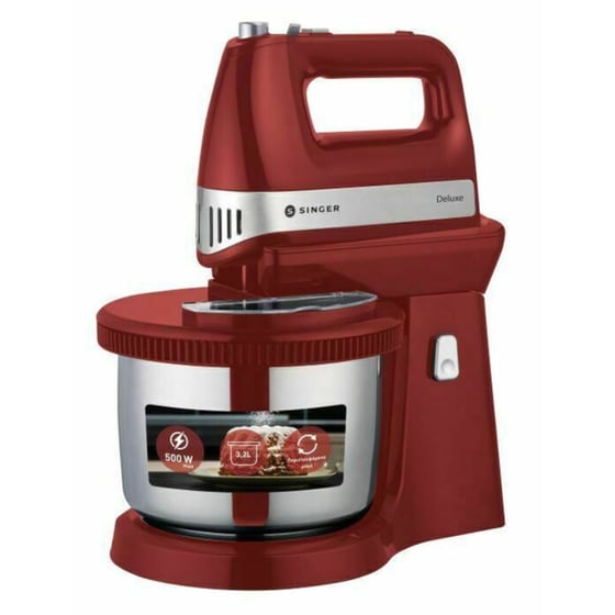 Κουζινομηχανή SINGER DELUXE SM-500 500 W 3 L Κόκκινο image 1