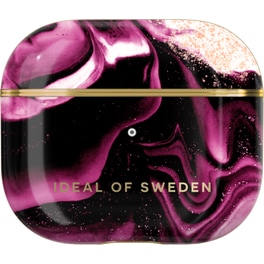 Θήκη Ακουστικών Ideal of Sweden Printed για Apple AirPods Gen 3 - Golden Ruby Marble