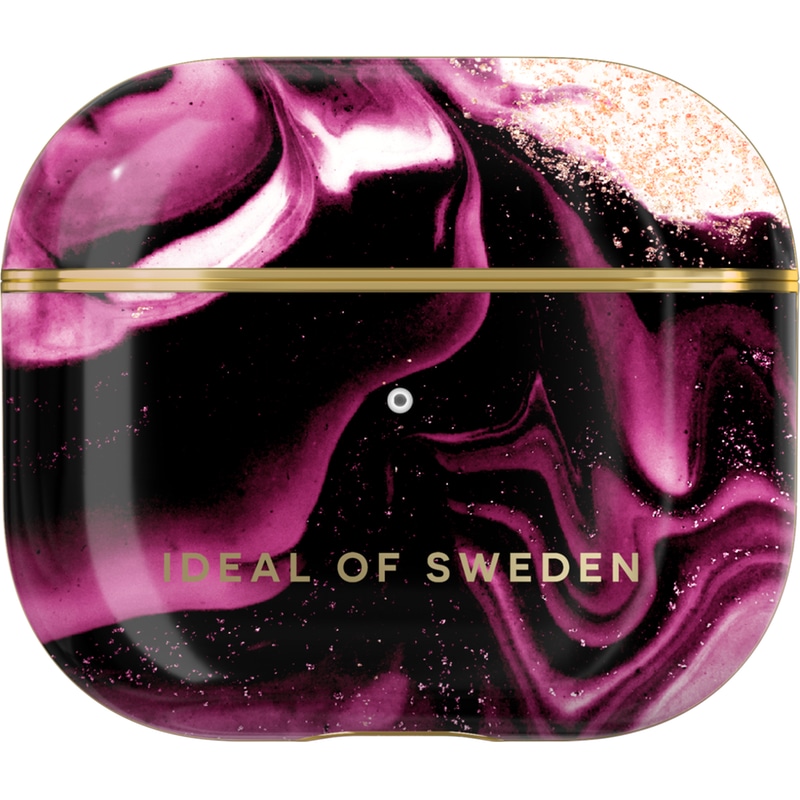 Θήκη Ακουστικών Ideal of Sweden Printed για Apple AirPods Gen 3 - Golden Ruby Marble