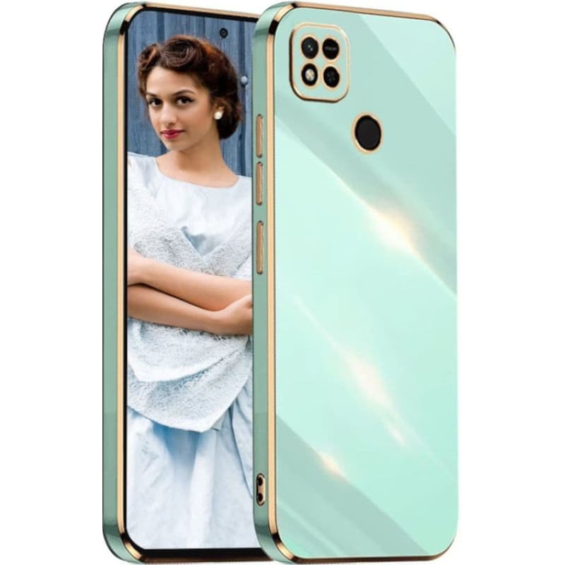 BODYCELL Θήκη Xiaomi Redmi 10A - Bodycell Gold Plated - Mint Green