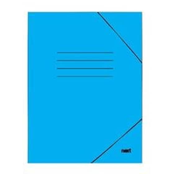 Φάκελος Πρεσπάν Next με Λάστιχο A4 Πλαστικοποιημένος Γαλάζιο Υ35x25εκ. image 0