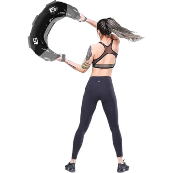 Bulgarian Bag 15kg Hoppline HOP1001204-4 με Άμμο - Γκρι/ Μαύρο image 2