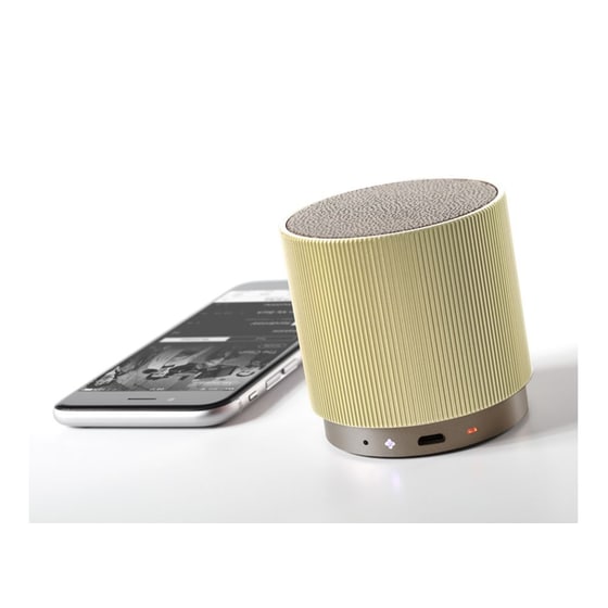Φορητό Ηχείο Bluetooth Lexon Χρυσό image 3